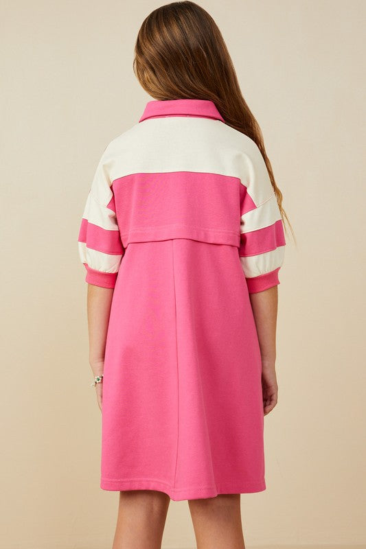 GIRLS TERRY DRESS