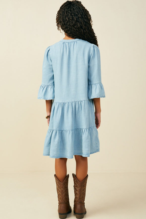GIRLS TENCEL DRESS