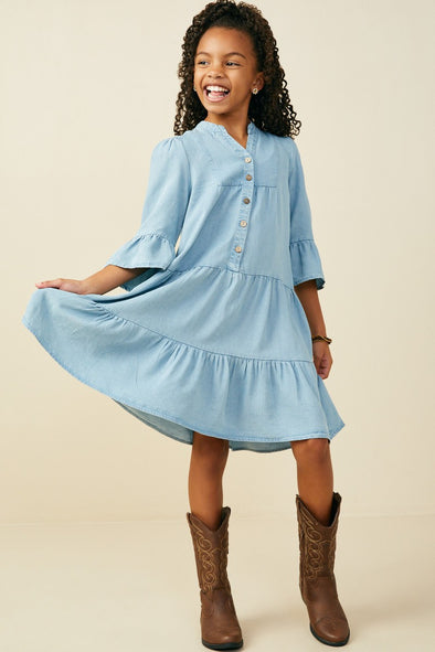 GIRLS TENCEL DRESS