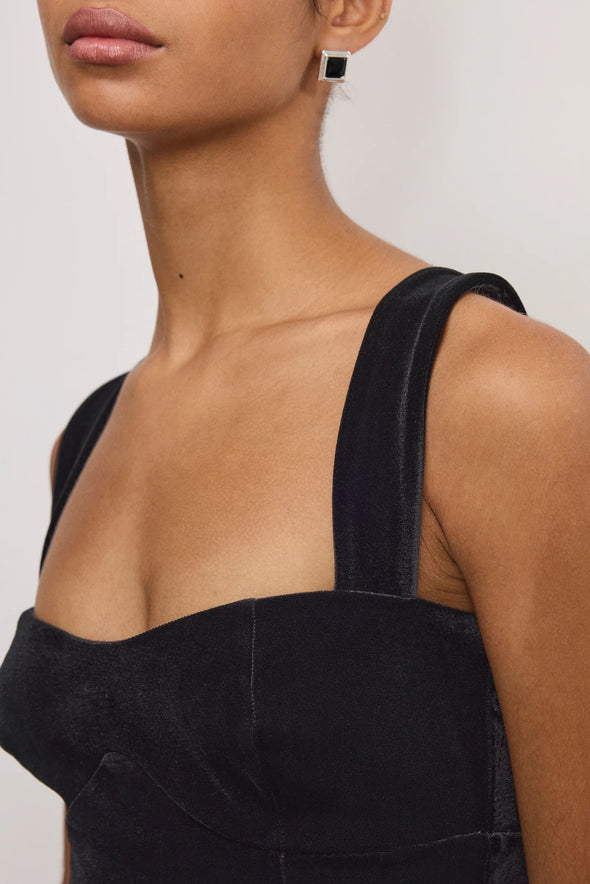 GOOD AMERICAN VELVET MINI DRESS