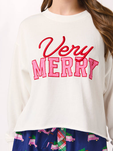 VERY MERRY SWEATSHIRT