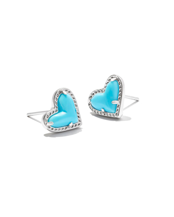 ARI HEART STUD EARRINGS