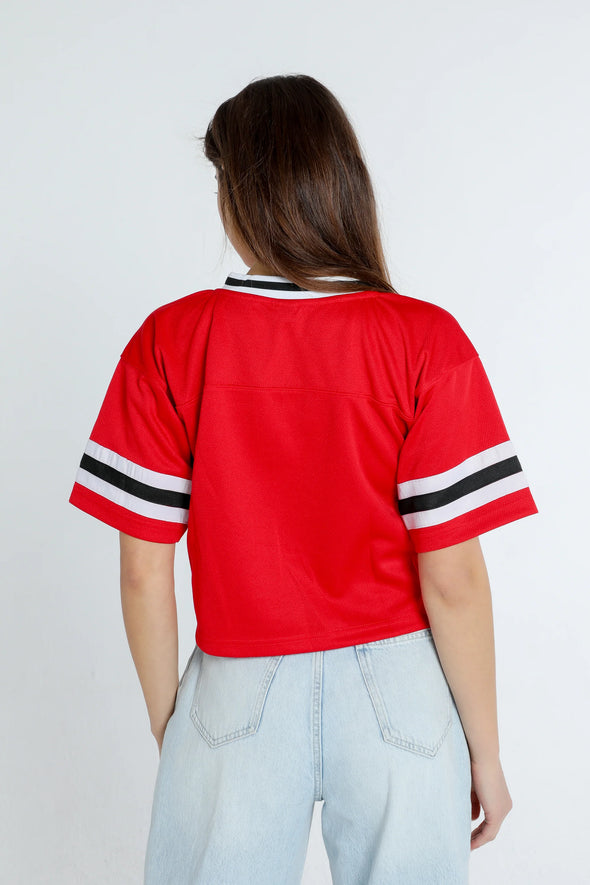 CROPPED FOOTBALL JERSEY