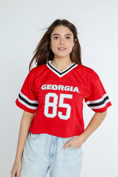 CROPPED FOOTBALL JERSEY