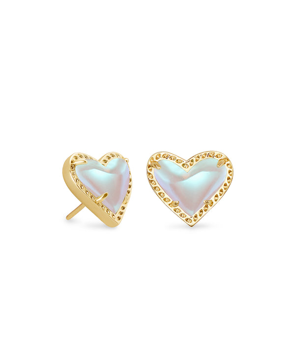 ARI HEART STUD EARRINGS