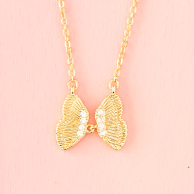 GIRLS BUTTERFLY NECKLACE