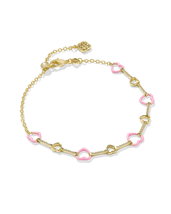 HAISLEY HEART DELICATE CHAIN BRACELET