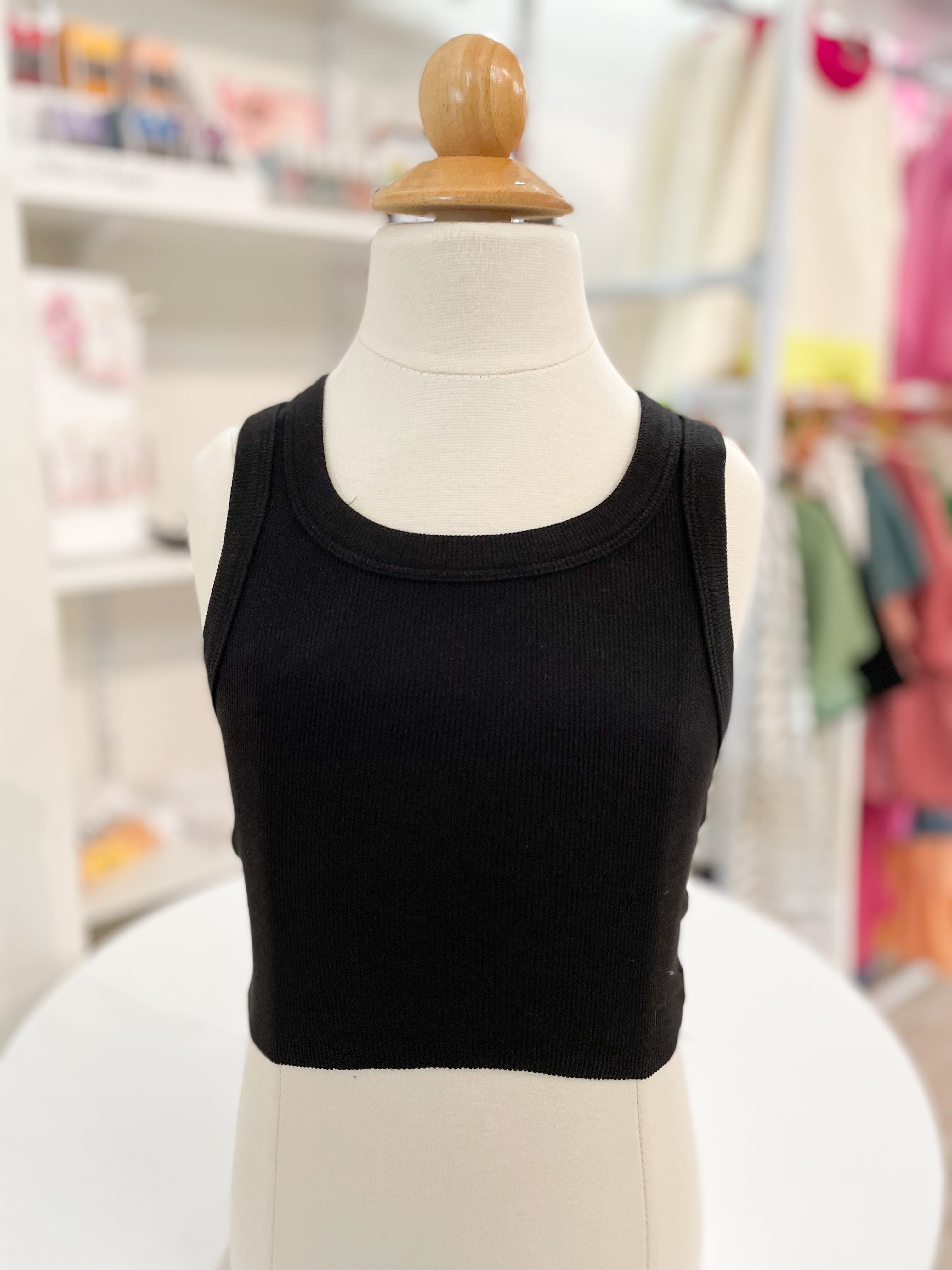 GIRLS RIBBED TANK TOP – Teak and Ivy