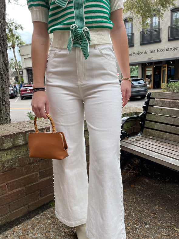 PEARL WIDE LEG PANTS