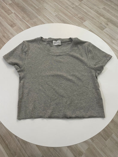 GIRLS RIBBED SEAMLESS TEE