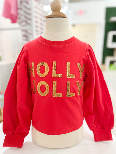 KIDS HOLLY JOLLY SWEATSHIRT