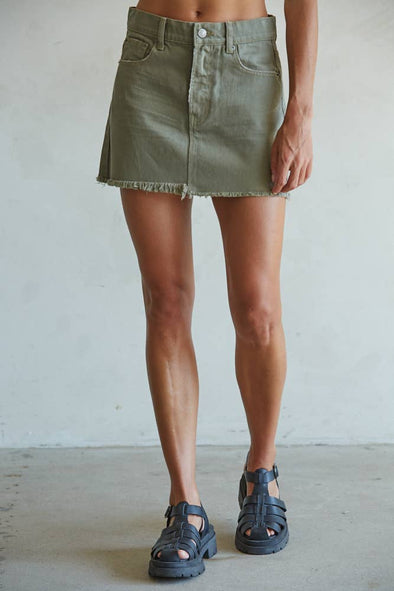 SIDNEY DENIM MINI SKIRT