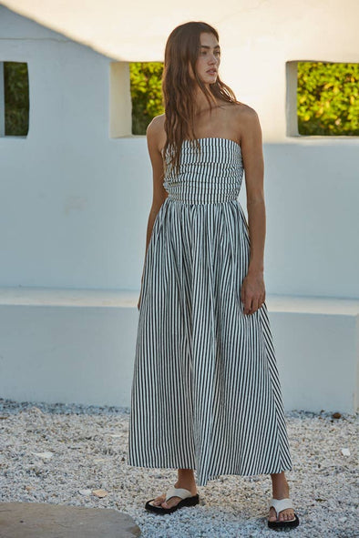 SAVANNAH STRAPLESS MAXI DRESS