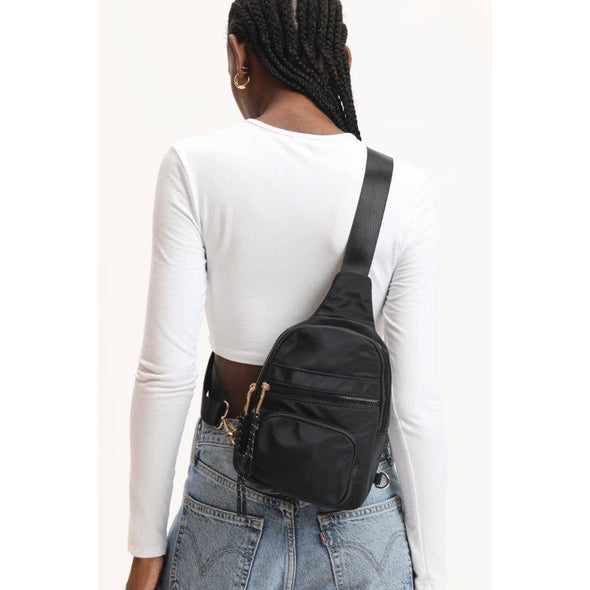 NYLON SLING BACKPACK