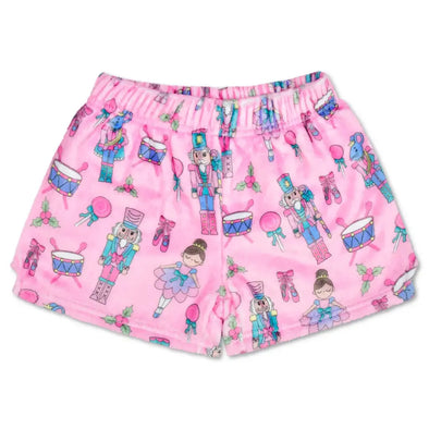 FANCY TREES PLUSH SHORTS