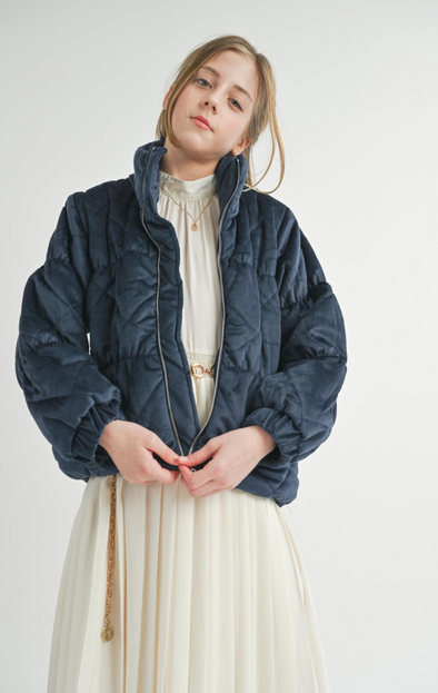 GIRLS COSMIC QUILTED COAT