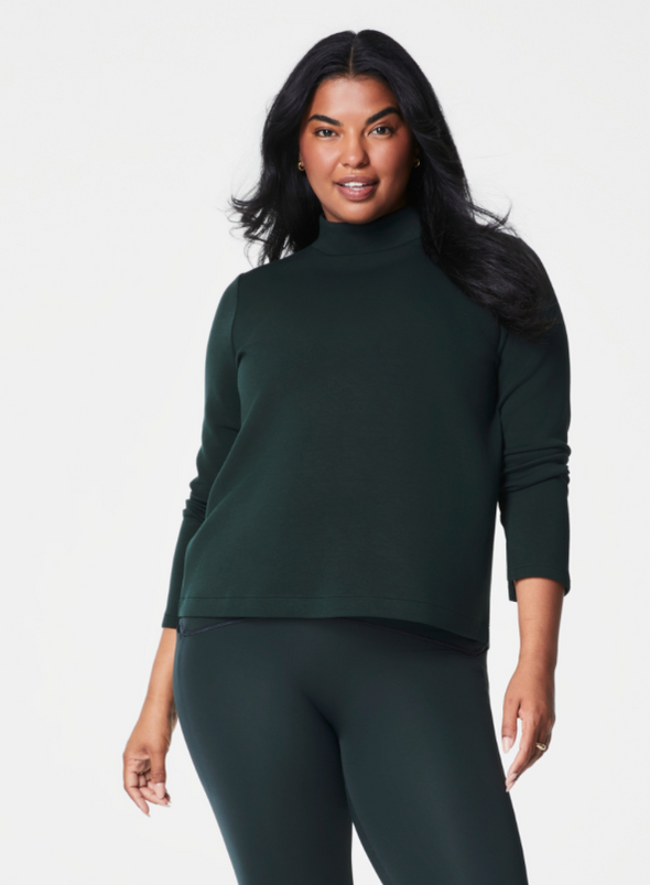 SPANX AIRESSENTIALS MOCK PULLOVER