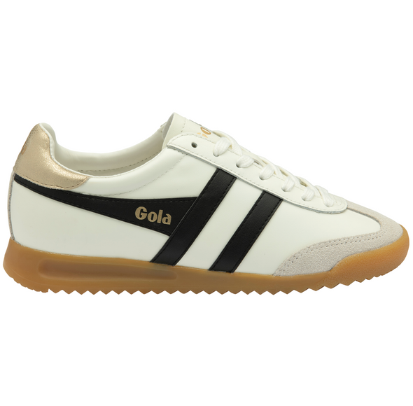 GOLA TORPEDO LEATHER OFF WHITE/BLACK/GOLD