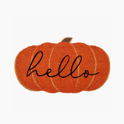 HELLO PUMPKIN DOORMAT