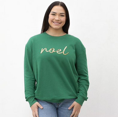 NOEL SEQUIN SWEATSHIRT