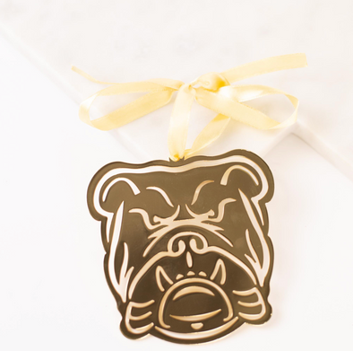 BULLDOG FACE ORNAMENT