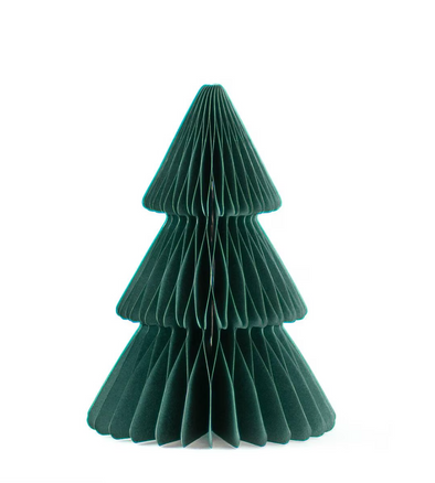 ACCORDION PAPER TREE DARK GREEN 10"