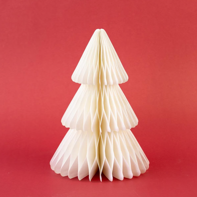 ACCORDION PAPER TREE IVORY 10"