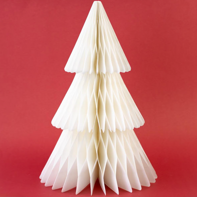 ACCORDION PAPER TREE IVORY 15"