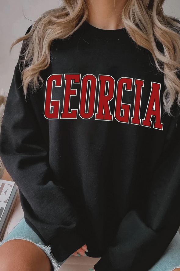 GEORGIA PUFF GRAPHIC SWEATSHIRT