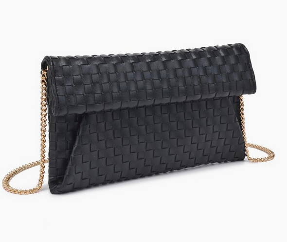 PRISCILLA WOVEN CLUTCH