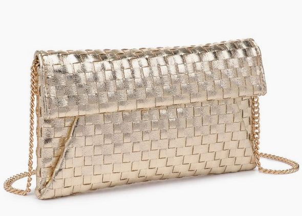 PRISCILLA WOVEN CLUTCH