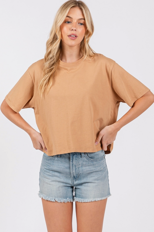 RELAXED CROP TEE