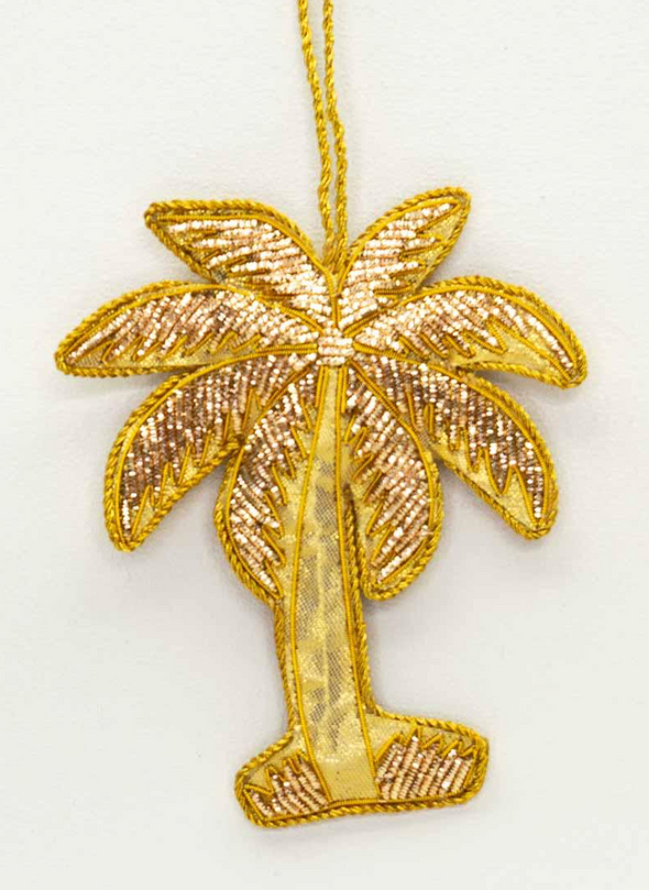 PALM TREE BEADED ORNAMENT