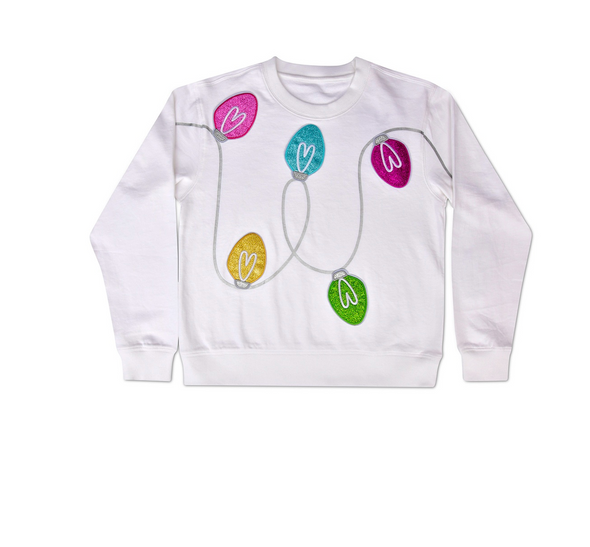 TINSEL AND GLOW SWEATSHIRT