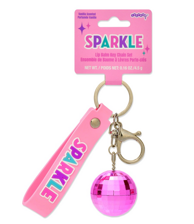 SPARKLE LIP BALM KEY CHAIN SET