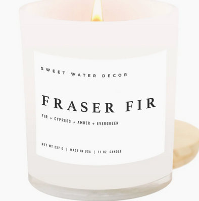 FRASIER FIR 11OZ WHITE WOOD JAR