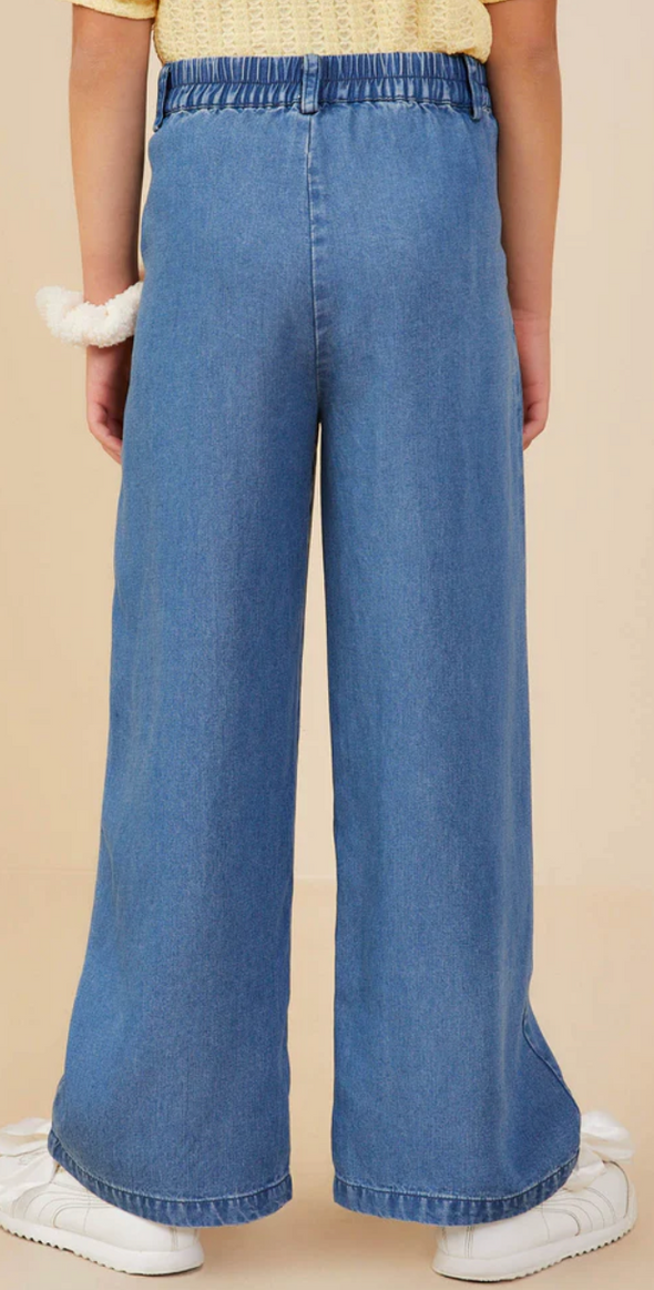 GIRLS CHAMBRAY PANTS