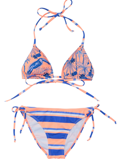 GIRLS TROPICANA VACAY TRIANGLE BIKINI