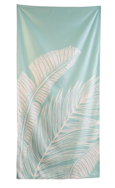 DELMARE PALM MICROFIBER BEACH TOWEL