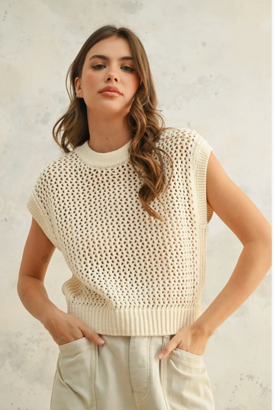CROCHET KNITTED TOP
