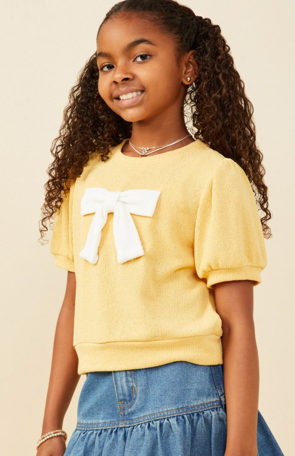 GIRLS BOW TOP
