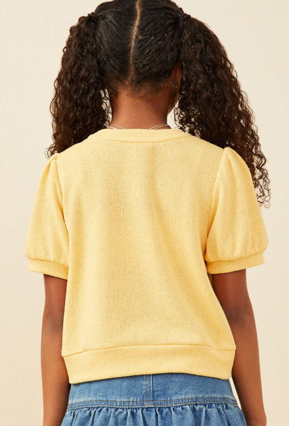 GIRLS BOW TOP