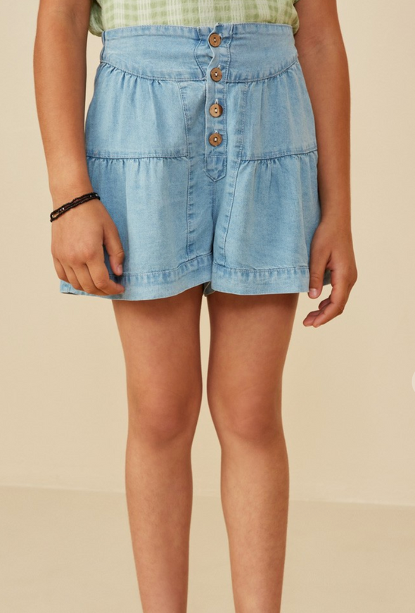 GIRLS TENCEL SHORTS