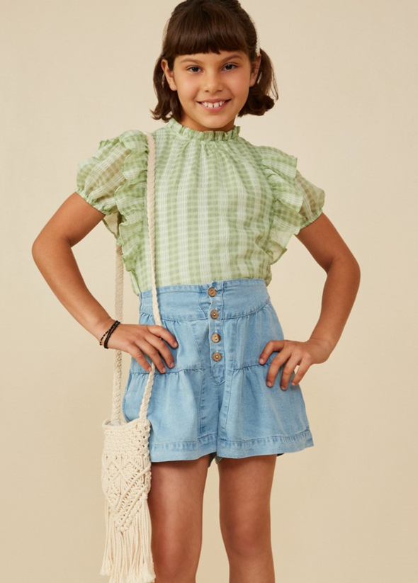 GIRLS TENCEL SHORTS