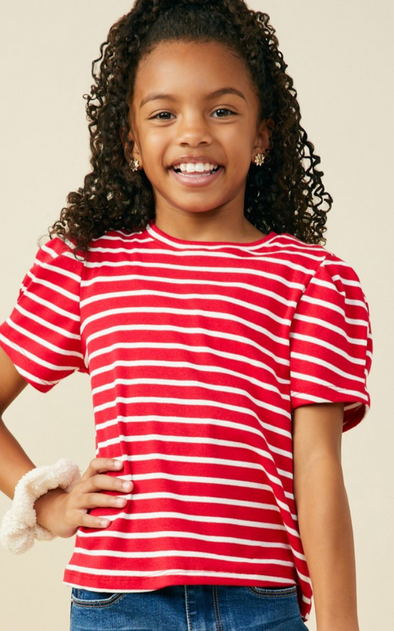 GIRLS STRIPE TEE