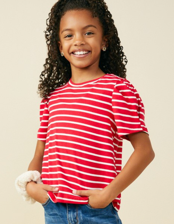 GIRLS STRIPE TEE