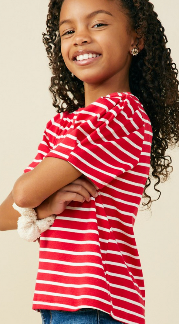 GIRLS STRIPE TEE