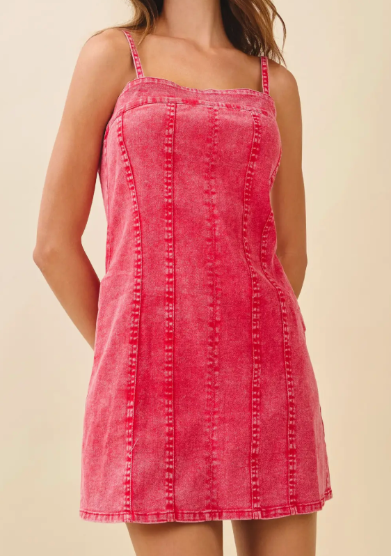 TARA DENIM DRESS
