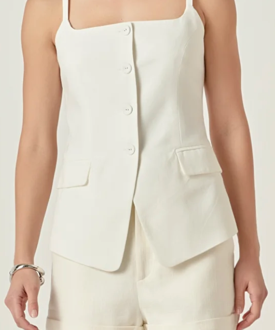 ZIM LINEN VEST