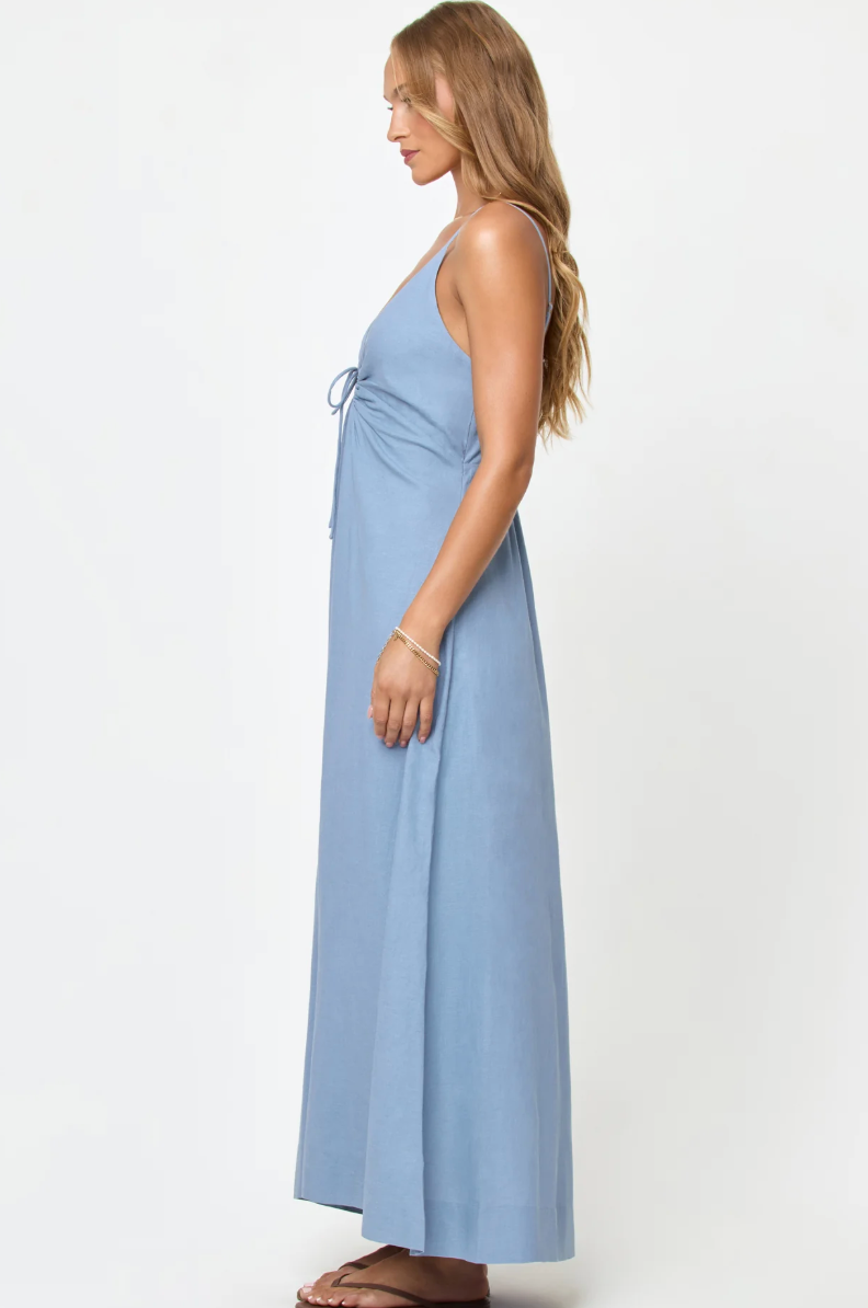 mabel maxi dress Pomander Place Navy Cotton Mabel Maxi Dress Navy / M